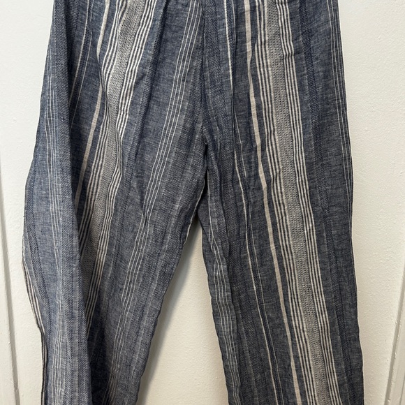 express petite wide leg linen culote with slits. NWT - Picture 4 of 5